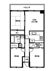 間取り_3LDK